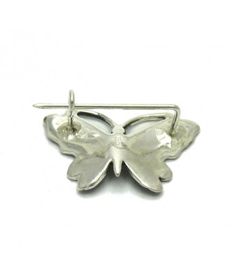 A000029 Stylish Sterling Silver  Brooch Butterfly 925