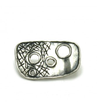 A000033 Extravagant Stylish Sterling Silver Brooch 925