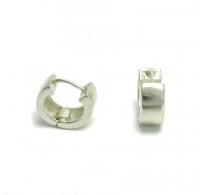E000053 Small Stylish Sterling Silver Earrings 925