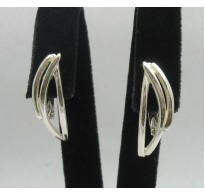 E000275 Sterling Silver Earrings Solid 925
