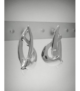 E000455 Stylish Sterling silver earings solid 925