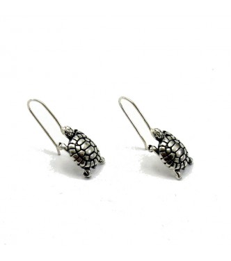 E000474 Sterling silver earings solid 925 Turtles