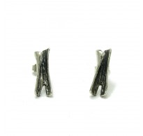 E000501 Stylish Sterling Silver Earrings 925