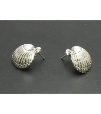  E000636 Light dangling sterling silver earrings drops solid 925 Empress