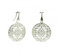 E000521 Stylish Sterling silver earings solid 925 Filigree