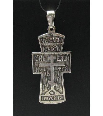 PE000230 Stylish Sterling silver pendant 925 cross orthodox quality solid