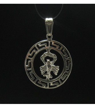 STERLING SILVER PENDANT CHARM ZODIAC SIGN CANCER 925