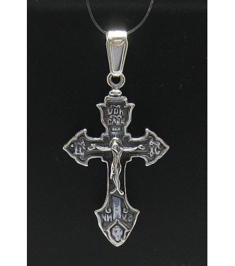 PE000428 Stylish Sterling silver pendant 925 solid jesus cross