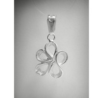 PE000836 Stylish Sterling Silver Pendant Solid 925 Flower