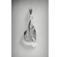 PE000837 Stylish Sterling Silver Pendant Solid 925