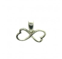 PE000907 Sterling Silver Pendant Solid 925 Eternity