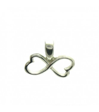 PE000907 Sterling Silver Pendant Solid 925 Eternity