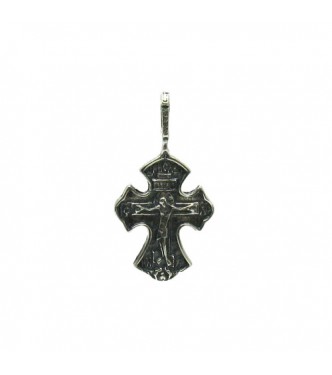 PE000947 Stylish Sterling silver pendant 925 cross orthodox quality