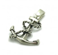 PE001051 Sterling silver pendant solid 925 Anchor