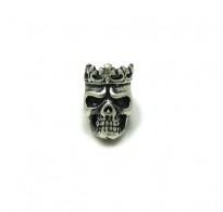 PE001095 Sterling silver pendant solid 925 Bead Skull