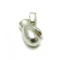 PE001097 Sterling silver pendant solid 925 Boxing Glove
