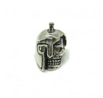 PE001106 Sterling silver pendant solid 925 Bead Skull