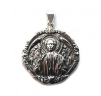PE001551 Sterling Silver Pendant Archangel Michael Genuine Solid Hallmarked 925 Handmade