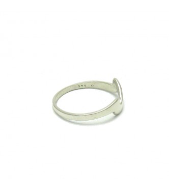 R000051 Light Sterling Silver Ring Stylish Genuine Solid 925 Handmade Perfect Quality