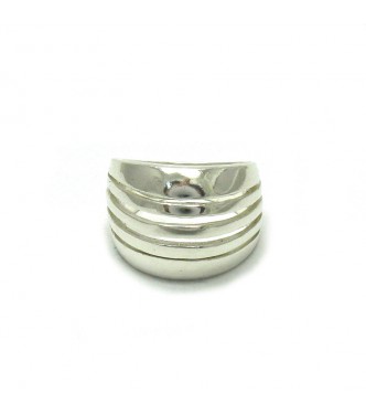 R0001425 Plain Sterling Silver Ring Genuine Solid 925 Perfect Quality Handcrafted