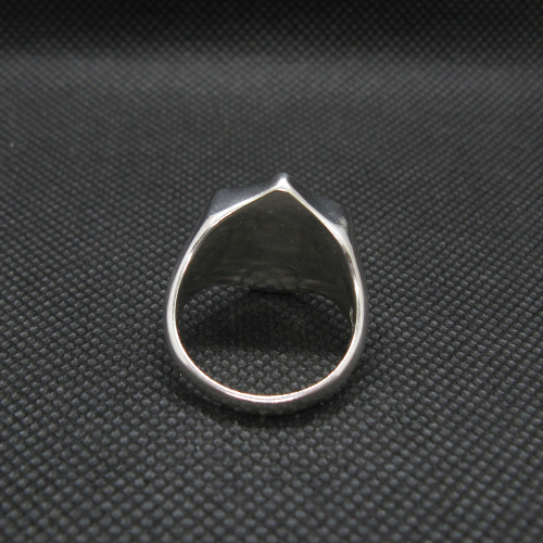 Sterling Silver Men Signet Ring Fleur De Lys Genuine Solid Hallmarked 925 R002080
