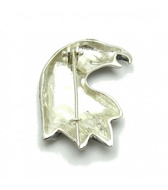 A000056 Sterling Silver Brooch Solid Stamped 925 Eagle