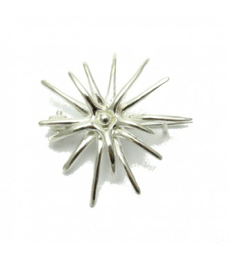 A000085 Sterling Silver Brooch Solid Stamped 925