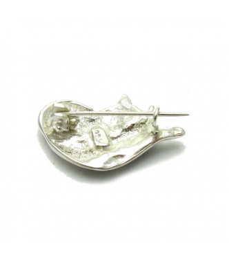 A000093 STERLING SILVER BROOCH SOLID 925  EMPRESS