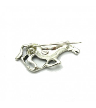 A000094 STERLING SILVER BROOCH HORSE SOLID 925  EMPRESS