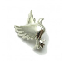 A000103 STERLING SILVER BROOCH SOLID 925 PIGEON EMPRESS