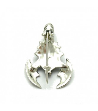 A000108 STERLING SILVER BROOCH SOLID 925 SCORPION  EMPRESS
