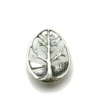 A000109 STERLING SILVER BROOCH SOLID 925 TREE OF LIFE  EMPRESS