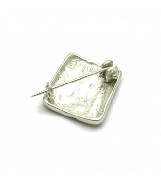 A000133 STERLING SILVER BROOCH  SOLID 925  EMPRESS