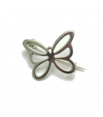 A000141 STERLING SILVER BROOCH BUTTERFLY SOLID 925 EMPRESS