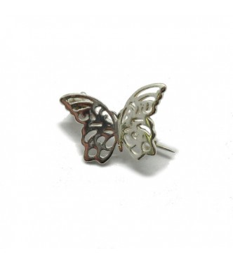 A000149 Sterling silver brooch solid 925 Butterfly  Empress