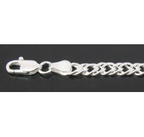 IB000016 STYLISH STERLING SILVER BRACELET ITALY SOLID 925 