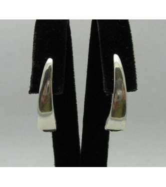E000018 Sterling Silver Earrings Solid 925