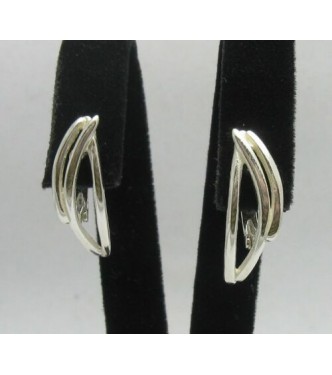 E000275 Sterling Silver Earrings Solid 925