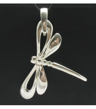 STERLING SILVER PENDANT DRAGONFLY CHARM BIG 925 NEW