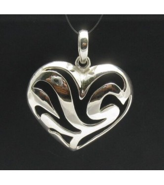 PE000367 Stylish Sterling silver pendant 925 heart valentine