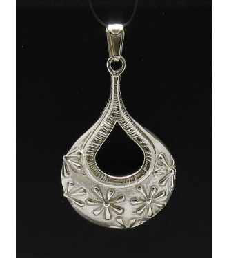 PE000433 Stylish Sterling silver pendant 925 solid flower