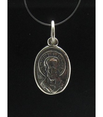 PE000502 Stylish Sterling silver pendant 925 solid Saint Nicholas charm