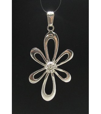 PE000621 Sterling silver pendant Flower solid 925