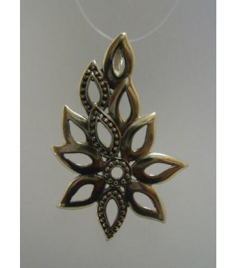 PE000787 Sterling Silver Pendant Solid 925 Flower