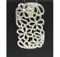 PE000336 Stylish Sterling silver pendant 925 solid Flower perfect quality