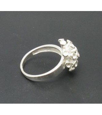 R000651  Extravagant Stylish Genuine Sterling Silver Ring Solid 925 Handmade Empress