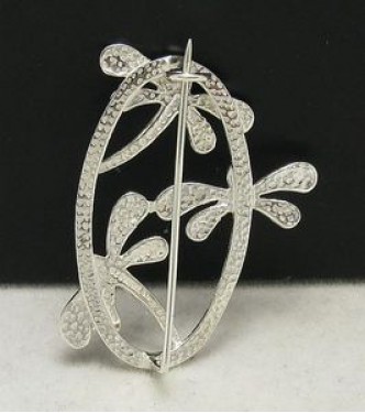 STERLING SILVER BROOCH SOLID 925 DRAGONFLY NEW