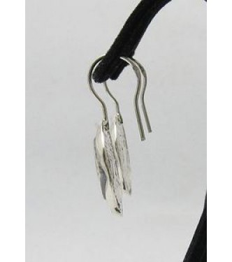 E000035 Sterling Silver Earrings Solid 925 Handmade Spirals
