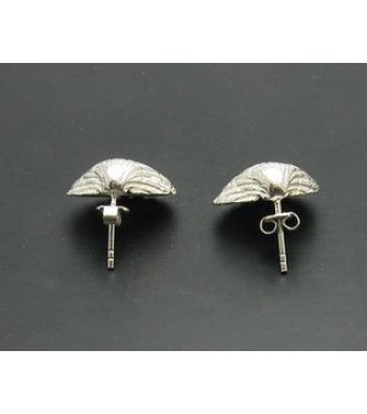 E000001 Stylish Sterling Silver Earrings Shell 925