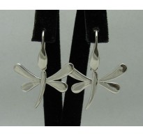 E000320 Sterling silver earrings Dragonflay hallmarked 925 